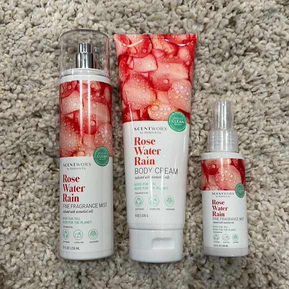 Scentworx Bath & Body New Scentworx Rose Water Rain Set Poshmark